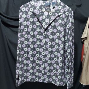 Laura Scott blouse long sleeve size 16 (InvW117)